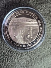 Pentagon Papers Bare Vietnam War Secrets,June 13,1971, Franklin Mint Bronze Coin picture