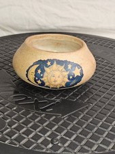 Vintage Mara Mexico Celestial Sun Moon and Stars Pottery Smudge Bowl / Planter picture