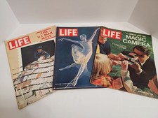 Vintage LIFE Magazine Lot of 3 (1969 & 1972) Jimi Hendrix, Polaroid, Post Office picture