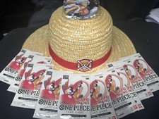 PRESALE (Ships 8/19) Round1 x One Piece Promo PACK SET OF 10 W/ Hat And Pin picture
