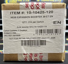 Pokemon Pitch Black Booster Box Case Sealed picture