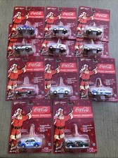 12 Set Coca-Cola Holiday Ornaments Cars Truck Bus New In Box. picture