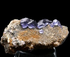 Natural Clear Blue Cube Fluorite Quartz Crysal Cluster Mineral Specimen, China picture