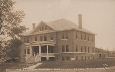 RPPC Postcard Administration Building Vermont Industrial School Vergennes VT  picture