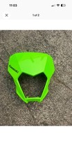 Kawasaki KLX230 OEM Headlight Cowl Green Genuine Used Fairing Plastics picture