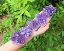 Natural Amethyst Crystal Clusters - Choose Size ('AAA' Grade Druze from Uruguay) picture