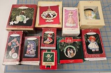 10 Hallmark Keepsake Various Mix of Christmas Tree Ornaments Decor - Lot Of 10 picture