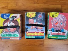 Vtg 1987-88 GARBAGE PAIL KIDS Empty Card Boxes Series Bundle.  3 Boxes Included. picture