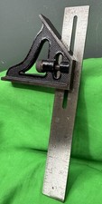 Antq Stanley No. 21 Six Inch Combination Square  Pat. 1-23-17  Sweetheart Logo picture