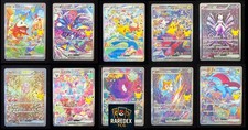 Pokémon TCG S-Chinese 30th Celebration  30thC 124-133 SAR SIR 10 Card Set picture