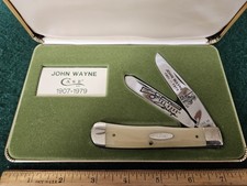w.r.case john wayne commemorative picture