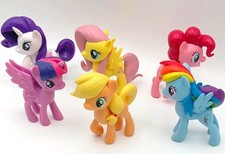My Little Pony Friendship Is Magic Lot of 6 Figurines Twilight, Rarity + More picture