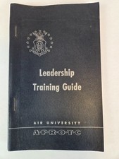 Vintage 1953 USAF AFROTC Leadership Training Guide picture