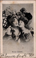 1907 McCoy Sisters RPPC Postcard Boyertown PA Vaudeville Performers picture
