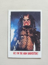 Predator RARE Vintage 1987 Topps Fright Flicks Rookie Card #16 Schwarzenegger VG picture