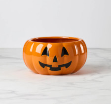 Lenox Halloween Pumpkin Candy Bowl 9.25