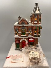 Dept 56 Original Snow Village - Jacks Corner Barber Shop #54062 picture