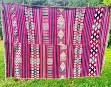 Vintage Ceremonial Wedding Textile Wrap Nupe Cloth Nigeria Mid 20th Century  picture