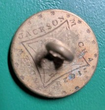 Andrew Jackson Presidential Campaign 1829 Political Coat Button C3 picture