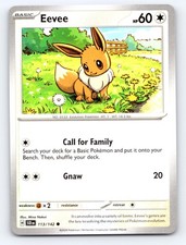 Eevee 113/142 Common Stellar Crown Pokemon Near Mint picture