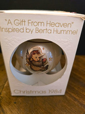 Schmid Limited Edition Angel Christmas Ball Ornament 1984 MPN 17771 picture