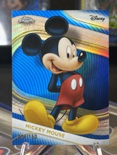 MICKEY MOUSE  BLUE REFRACTOR /150 2025 Topps Chrome Disney📈📈 picture