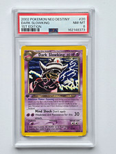 Pokemon  Dark Slowking - 1st edition - 20/105 - PSA 8  picture