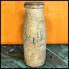 Antique Early 20th Century Carnival Wooden Milk Bottle Knock Down Game Target picture