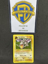POKÉMON PROMO FOSSIL PRERELEASE AERODACTYL HOLO 1/62 NM {ITA} picture