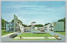 Postcard Washington DC Envoy Motel Exterior Artist View Unposted Chrome T442 picture