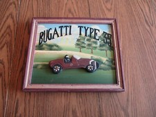 BUGATTI TYPE 35 WOOD WOODEN SIGN PLAQUE picture