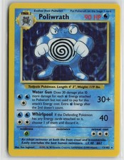 Poliwrath Holo Rare BS 013/102 LP picture
