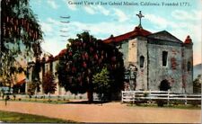 Vintage Postcard View San Gabriel Mission San Gabriel California CA 1925  1517 picture