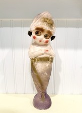 Vintage 1930’s 1940’s Chalkware Carnival Prize Flapper Girl picture