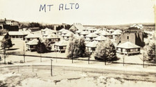 Postcard Real Photo Mont Alto Franklin County Pennsylvania Cabins Camp 1910s picture