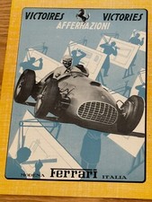 1950 Ferrari Yearbook || Factory Original is $$$$$ . This one is 2nd Printing $ picture