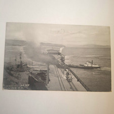 Real Photo RPPC Train Railroad Postcard Divided Back 1907-1915 Unposted picture