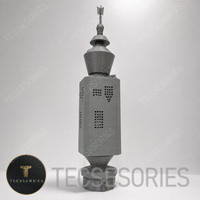 Star Trek TOS Nomad Probe 16in Grey 3D Printed Sci-Fi Display Model picture