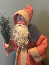 Vintage German Collection 16”Papier-Mache Candy Container Belsnickel Santa picture