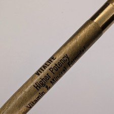 c1970s Cedar Rapids Iowa VITALIFE Vitamin Mineral Advertising Pen IA Health Gold picture