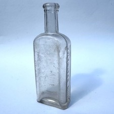 Clear-to-subtle SCA Warner’s White Wine & Tar Syrup Coldwater Michigan Bottle picture