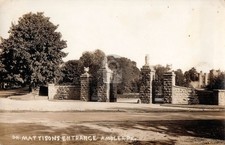 c1910s Dr. Mattisons Entrance Ambler Pennsylvania PA RPPC Photo Postcard COPY picture
