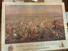 Custer's Last,  Anheuser Busch Limited Edition Art Requested From Adolphus Busch picture