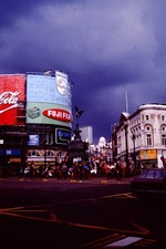 NOV 1978 Piccadilly Circus London England Kodachrome Slide BQ-F picture