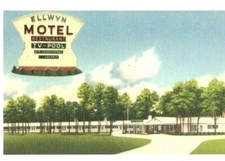 Petersburg Virginia VA Ellwyn Motel Postcard Circa 1940 picture