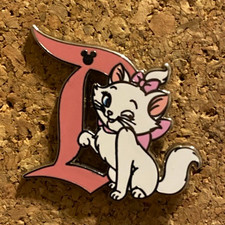 Authentic Disney Marie D Hidden Mickey Pin picture