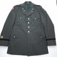 Vintage U.S. Army Uniform Jacket Size 40L 20th Engineer Brigade 124th Reserve  picture