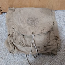 True Vintage Boy Scouts Backpack NO 573 Diamond brand BSA Haversack As Found picture