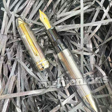 (MB) Meisterstück Solitaire Silver Fountain Pen 149 Executive Luxury picture