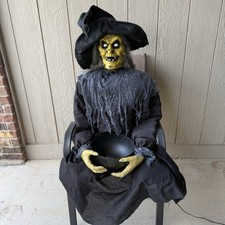 Haunting Harriet Witch Animatronic Tekky Halloween Horror Prop Scary Jump Scare picture